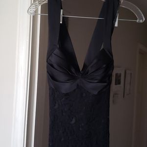 Calvin Klein Black Lace Formal dress